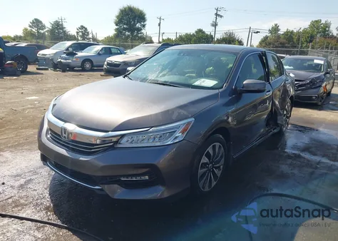 2017 Honda Accord Hybrid Touring from USA, damaged, VIN JHMCR6F77HC009183